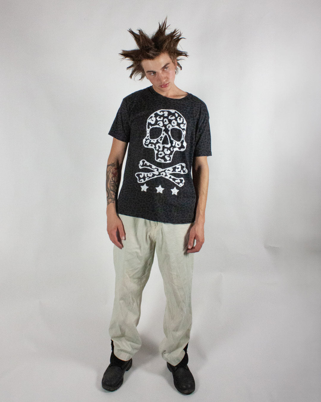 LEOPARD SKULL TEE